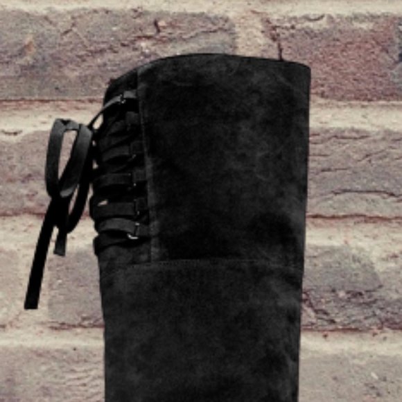 Malya Lace Up Over the Knee Boots - Picture 4 of 6